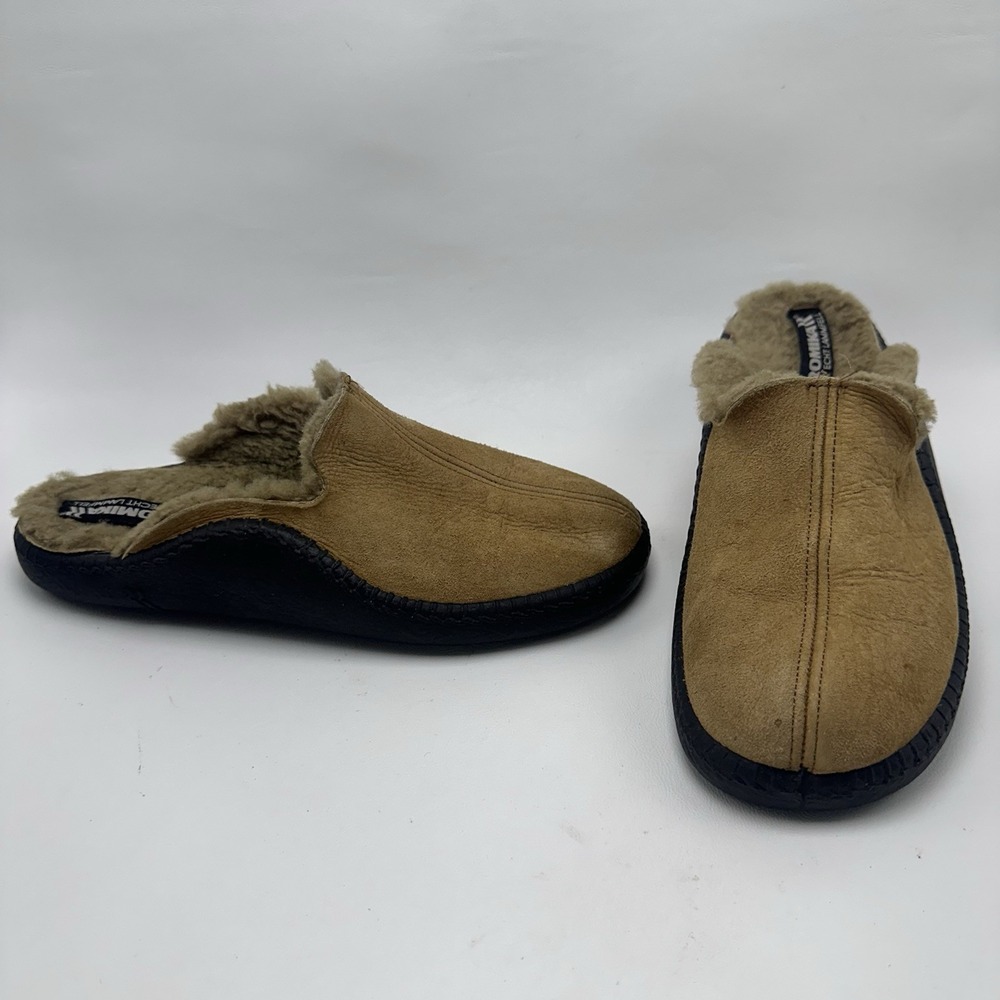Romika Women Mokasso‎ Brown Leather Mule Slippers Size 40 F House Shoe Slip On
